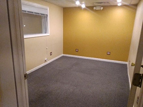 The suite's smaller office is 9x13. Click for a larger version.